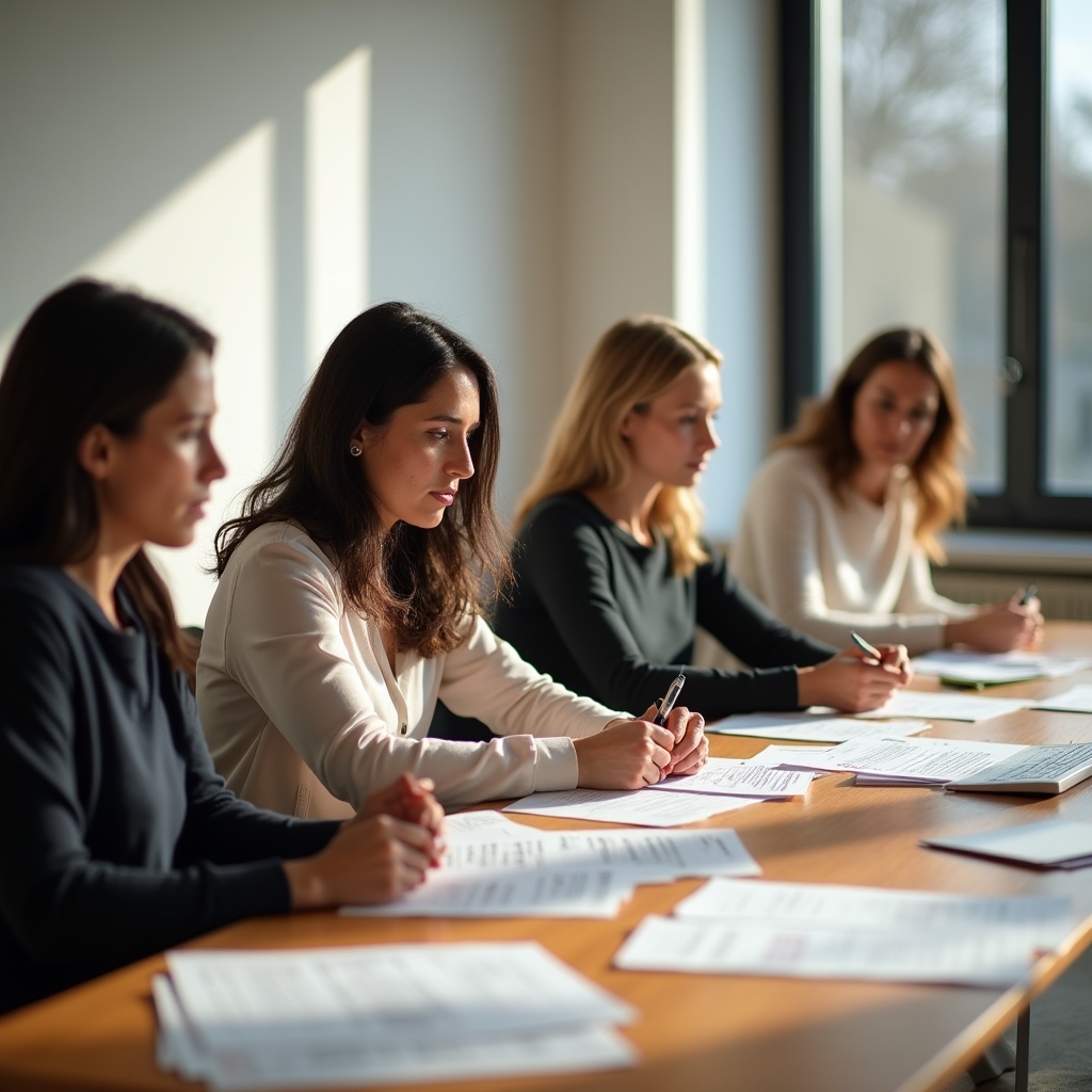 Women participating in a financial literacy workshop in Zagreb